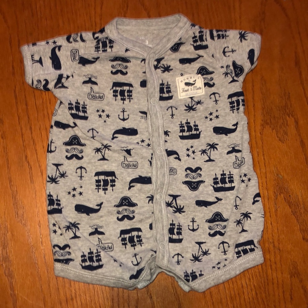 Carters 3mo baby boy romper